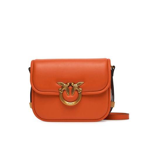 Torebka PINKO Love Box Bag Fl Mini PE 25 PLTT 104297 A26L Pomarańczowy ze sklepu eobuwie.pl w kategorii Listonoszki - zdjęcie 182100728