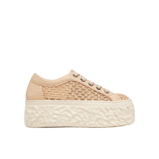 Sneakersy AGL Magma Mesh D776007PGKA231G492 Brązowy ze sklepu eobuwie.pl w kategorii Buty sportowe damskie - zdjęcie 182100735