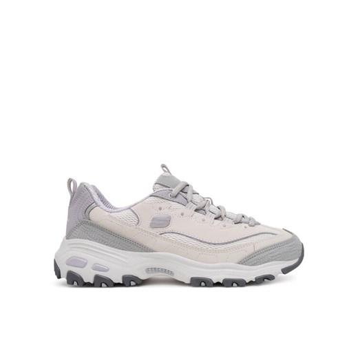 Sneakersy Skechers D'lites - Retro Rewind 150536/NTGY Szary ze sklepu eobuwie.pl w kategorii Buty sportowe damskie - zdjęcie 182100759