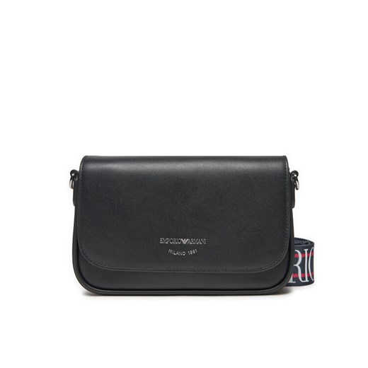 Torebka Emporio Armani Y3H294 Y478E 80001 Czarny ze sklepu eobuwie.pl w kategorii Listonoszki - zdjęcie 182100786