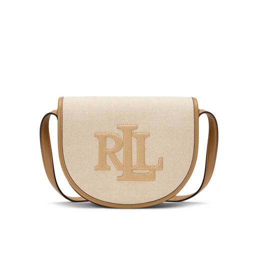 Torebka LAUREN RALPH LAUREN 431966759001 Beżowy ze sklepu eobuwie.pl w kategorii Listonoszki - zdjęcie 182100817
