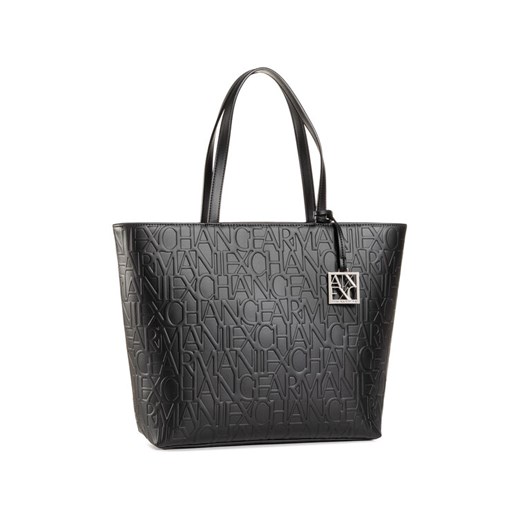 Torebka Armani Exchange 942650 CC793 00020 Czarny ze sklepu eobuwie.pl w kategorii Torby Shopper bag - zdjęcie 182100878