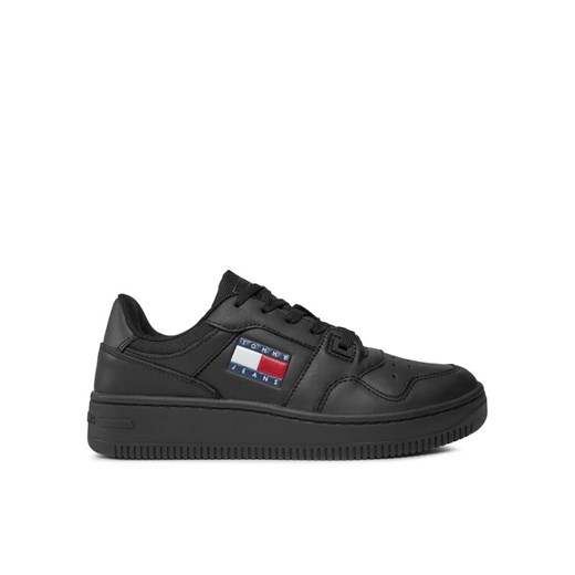 Sneakersy Tommy Jeans Tjw Retro Basket Ess EN0EN02505 Czarny ze sklepu eobuwie.pl w kategorii Buty sportowe damskie - zdjęcie 182100905