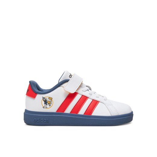 Sneakersy adidas Disney Mickey And Friends Grand Court IF4061 Biały ze sklepu eobuwie.pl w kategorii Buty sportowe dziecięce - zdjęcie 182100919