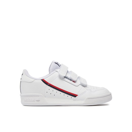 Sneakersy adidas Continental 80 Cf C EH3222 Biały ze sklepu eobuwie.pl w kategorii Buty sportowe dziecięce - zdjęcie 182101018