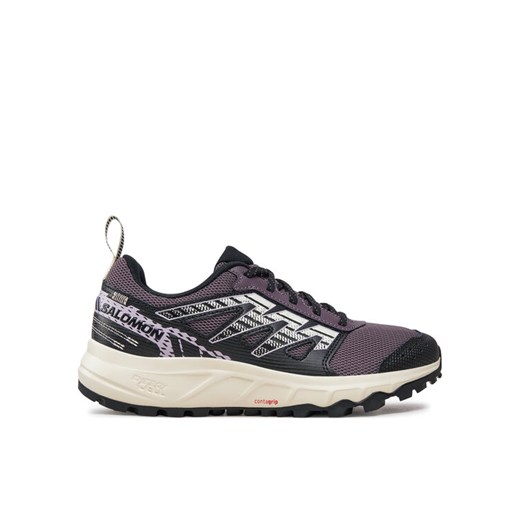 Buty do biegania Salomon Wander L47292900 Fioletowy ze sklepu eobuwie.pl w kategorii Buty sportowe damskie - zdjęcie 182101115
