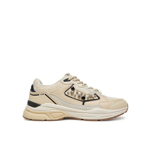 Sneakersy Pepe Jeans PLS60029 Écru ze sklepu eobuwie.pl w kategorii Buty sportowe damskie - zdjęcie 182101206