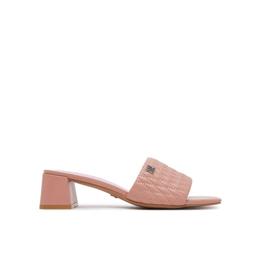 Klapki Nine West S4S96897-01 Różowy ze sklepu eobuwie.pl w kategorii Klapki damskie - zdjęcie 182101237