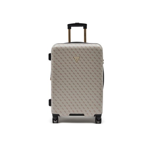 Walizka średnia Guess Jesco (H) Travel Bags TWH838 99820 Beżowy ze sklepu eobuwie.pl w kategorii Walizki - zdjęcie 182101347