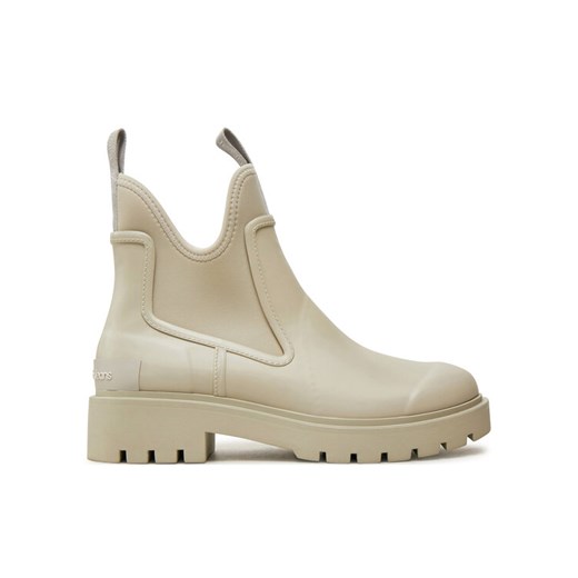 Kalosze Calvin Klein Jeans Mid Rainboot Chelsea YW0YW01034 Szary ze sklepu eobuwie.pl w kategorii Kalosze damskie - zdjęcie 182101407
