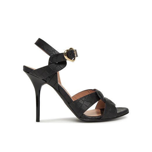 Sandały LOVE MOSCHINO JA16069G1MIB0000 Czarny ze sklepu eobuwie.pl w kategorii Sandały damskie - zdjęcie 182101455