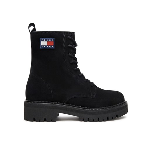 Botki Tommy Jeans Urban EN0EN02630 Czarny ze sklepu eobuwie.pl w kategorii Botki - zdjęcie 182101575