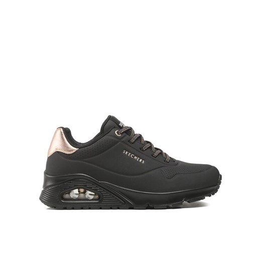 Sneakersy Skechers Shimmer Away 155196/BBK Czarny ze sklepu eobuwie.pl w kategorii Buty sportowe damskie - zdjęcie 182101598