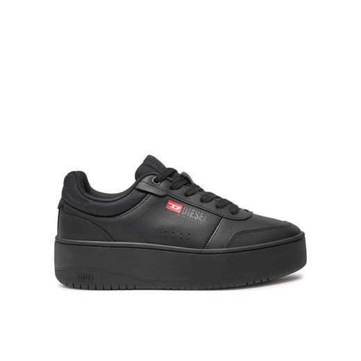 Sneakersy Diesel S-Athene Y03405 P6952 T8013 Czarny ze sklepu eobuwie.pl w kategorii Buty sportowe damskie - zdjęcie 182101645