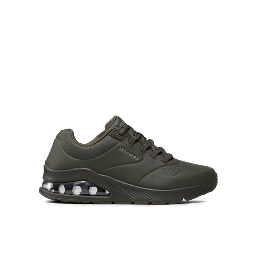 Sneakersy Skechers Uno 2 232181/OLV Zielony ze sklepu eobuwie.pl w kategorii Buty sportowe męskie - zdjęcie 182101835