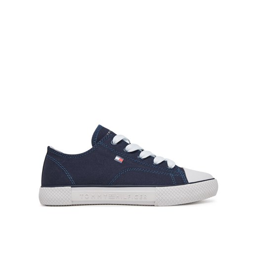 Trampki Tommy Hilfiger T3X9-33846-0890 M Niebieski ze sklepu eobuwie.pl w kategorii Trampki dziecięce - zdjęcie 182101859