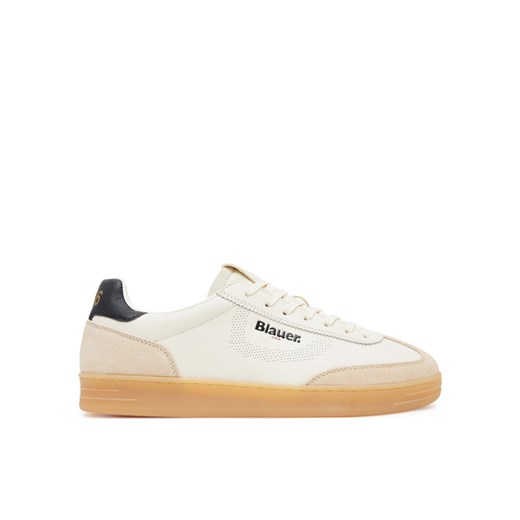Sneakersy Blauer S5GRANT03/LES Beżowy ze sklepu eobuwie.pl w kategorii Buty sportowe męskie - zdjęcie 182102059