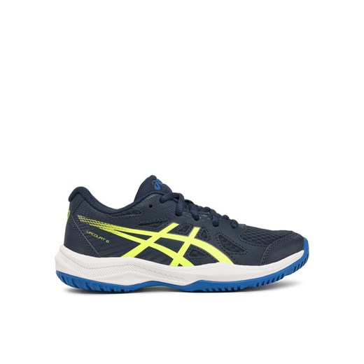 Buty halowe Asics Upcourt 6 Gs 1074A045 Niebieski ze sklepu eobuwie.pl w kategorii Buty sportowe dziecięce - zdjęcie 182102088