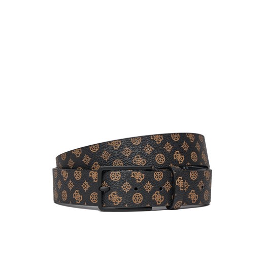 Pasek Męski Guess Micro Peony Eco Belts BM7793 P4135 Brązowy ze sklepu eobuwie.pl w kategorii Paski męskie - zdjęcie 182102118