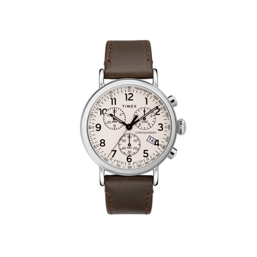 Zegarek Timex Standard TW2T21000 Brązowy ze sklepu eobuwie.pl w kategorii Zegarki - zdjęcie 182102198