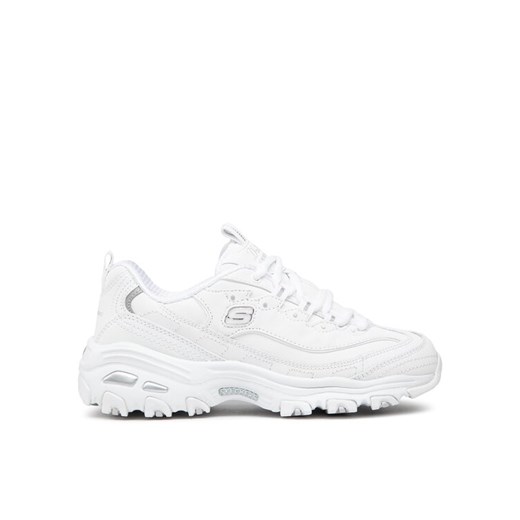 Sneakersy Skechers Play On 11949/WSL Biały ze sklepu eobuwie.pl w kategorii Buty sportowe damskie - zdjęcie 182102336