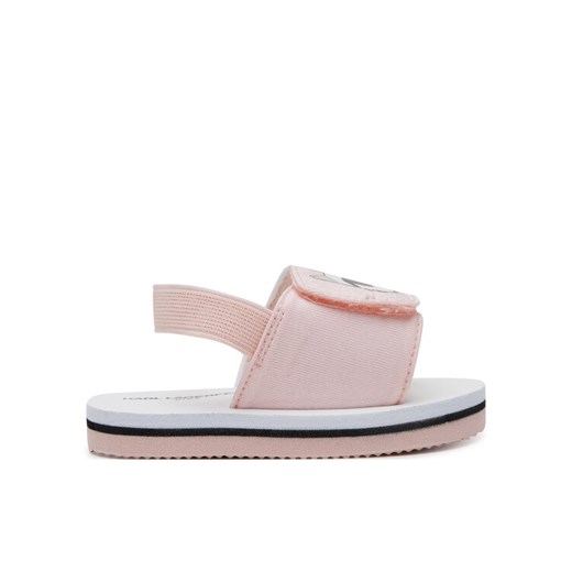 Sandały Karl Lagerfeld Kids Z30384 M Różowy ze sklepu eobuwie.pl w kategorii Sandały dziecięce - zdjęcie 182102416