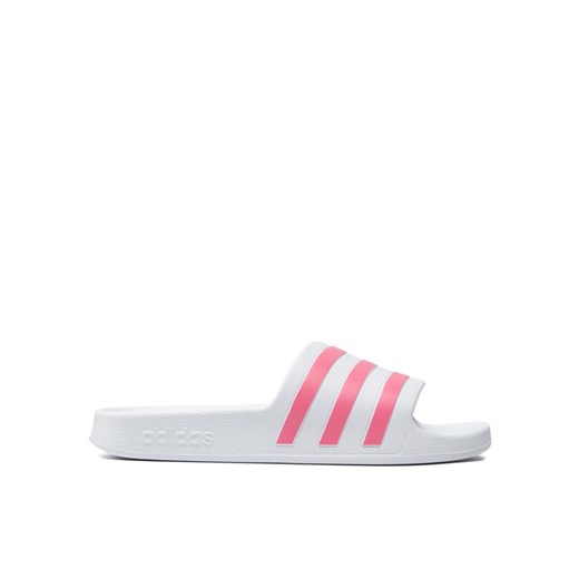 Klapki adidas adilette Aqua GZ5237 Biały ze sklepu eobuwie.pl w kategorii Klapki damskie - zdjęcie 182102425