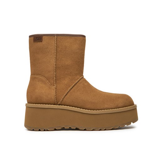 Botki Ugg W Cityfunc Mid 1158196 Brązowy ze sklepu eobuwie.pl w kategorii Botki - zdjęcie 182102608