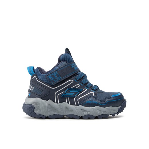 Sneakersy Skechers Combex 406422L/NVBL Granatowy ze sklepu eobuwie.pl w kategorii Buty zimowe dziecięce - zdjęcie 182102658