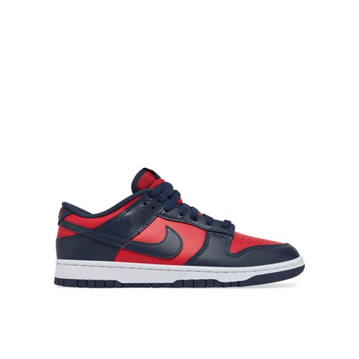 Sneakersy Nike Dunk Low Retro DV0833 601 Czerwony ze sklepu eobuwie.pl w kategorii Buty sportowe męskie - zdjęcie 182102667