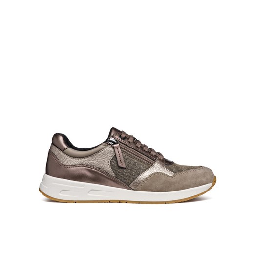 Sneakersy Geox D Bulmya D36NQB 0LY2N C6226 Beżowy ze sklepu eobuwie.pl w kategorii Buty sportowe damskie - zdjęcie 182102679