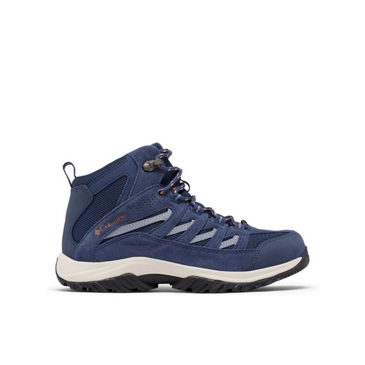 Trekkingi Columbia Crestwood Mid Waterproof 2099861 Niebieski ze sklepu eobuwie.pl w kategorii Buty trekkingowe damskie - zdjęcie 182102708