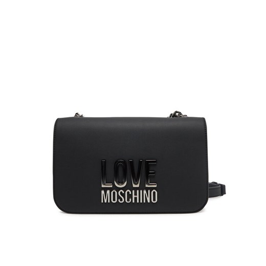 Torebka LOVE MOSCHINO JC4254PP0MKD000B Czarny ze sklepu eobuwie.pl w kategorii Kopertówki - zdjęcie 182102747