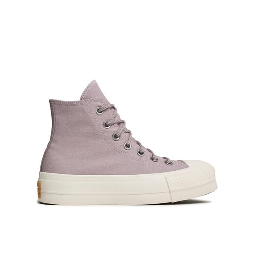 Trampki Converse Chuck Taylor All Star Lift Platform Canvas A05014C Fioletowy ze sklepu eobuwie.pl w kategorii Trampki damskie - zdjęcie 182102765