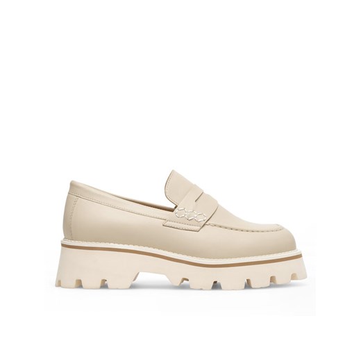 Loafersy Badura GISELLE-24SS202 Beżowy ze sklepu eobuwie.pl w kategorii Półbuty damskie - zdjęcie 182102938