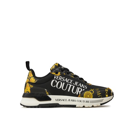 Sneakersy Versace Jeans Couture Dynamic 77VA3SA3 Czarny ze sklepu eobuwie.pl w kategorii Buty sportowe damskie - zdjęcie 182102976