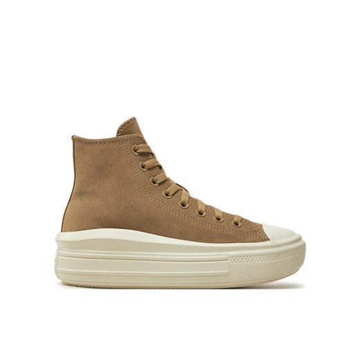 Trampki Converse Chuck Taylor All Star Move Platform A11145C Brązowy ze sklepu eobuwie.pl w kategorii Trampki damskie - zdjęcie 182103076