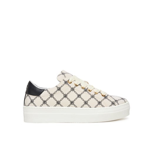 Sneakersy Elisabetta Franchi F4A9E0245 257 S Beżowy ze sklepu eobuwie.pl w kategorii Buty sportowe damskie - zdjęcie 182103125