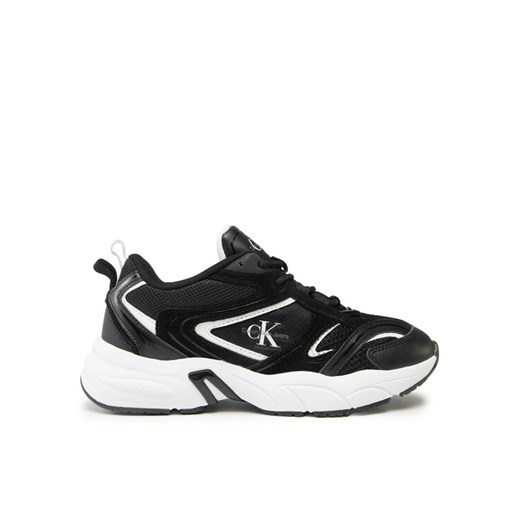 Sneakersy Calvin Klein Jeans Retro Tennis Su-Mesh wN YW0YW00891 Czarny 37 eobuwie.pl