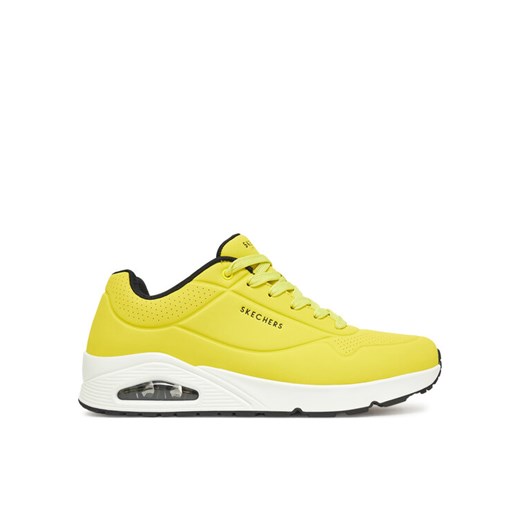 Sneakersy Skechers Uno - Stand On Air 52458/NYLM Żółty ze sklepu eobuwie.pl w kategorii Buty sportowe męskie - zdjęcie 182103226