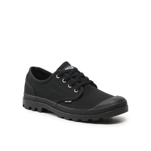 Trampki Palladium Pampa Oxford 02351-008-M Czarny ze sklepu eobuwie.pl w kategorii Trampki męskie - zdjęcie 182103345