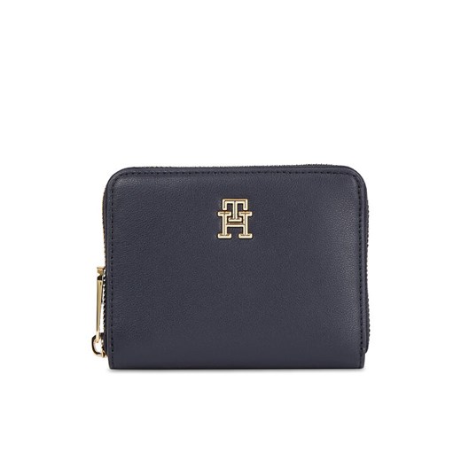 Duży Portfel Damski Tommy Hilfiger Poppy Plus Med Za AW0AW15259 Granatowy ze sklepu eobuwie.pl w kategorii Portfele damskie - zdjęcie 182103395