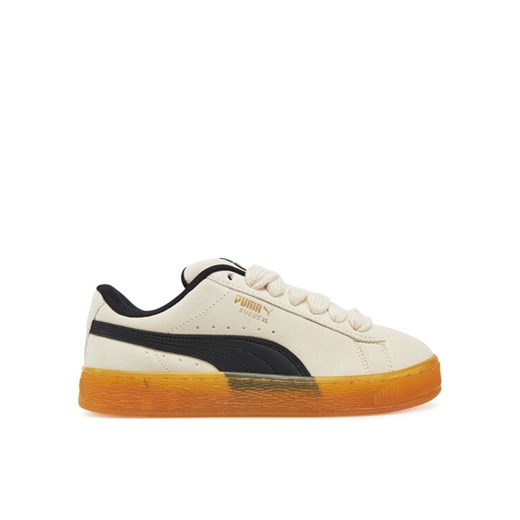 Sneakersy Puma Suede XL Dark Risk Sneaker 401348 02 Beżowy ze sklepu eobuwie.pl w kategorii Buty sportowe damskie - zdjęcie 182103397