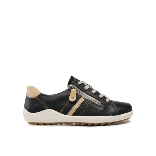 Sneakersy Remonte R1432-01 Czarny ze sklepu eobuwie.pl w kategorii Półbuty damskie - zdjęcie 182103576