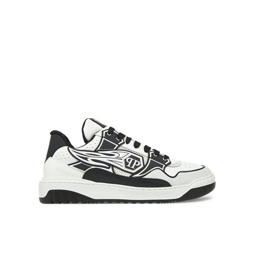 Sneakersy PHILIPP PLEIN SAES MSC4017 PLE010N0102 Biały ze sklepu eobuwie.pl w kategorii Buty sportowe męskie - zdjęcie 182103579