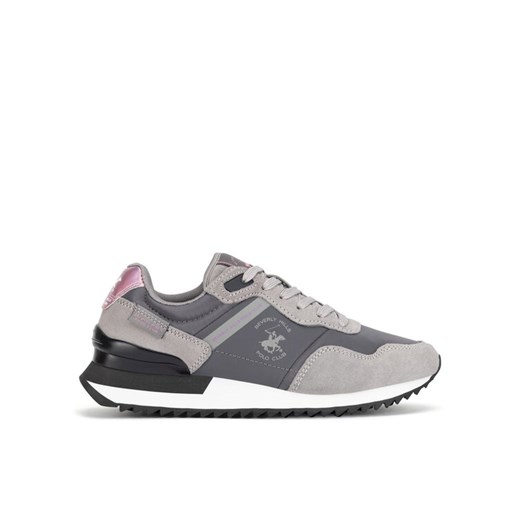 Sneakersy Beverly Hills Polo Club S9017-IW Szary ze sklepu eobuwie.pl w kategorii Buty sportowe damskie - zdjęcie 182103929