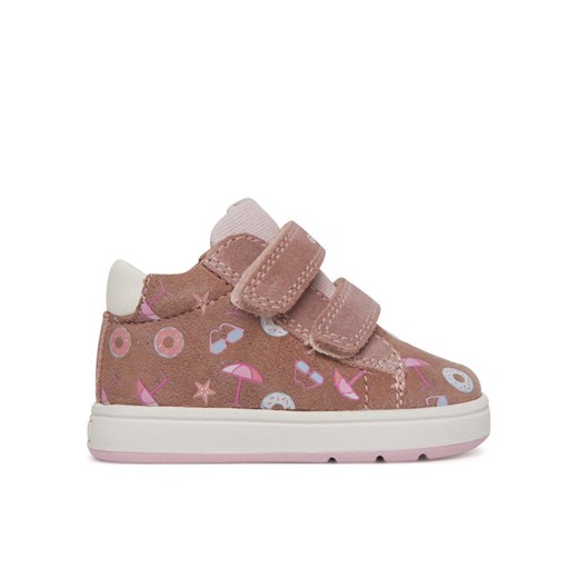 Sneakersy Geox B Biglia B044CC 00720 C8004 Różowy ze sklepu eobuwie.pl w kategorii Buty sportowe dziecięce - zdjęcie 182103967
