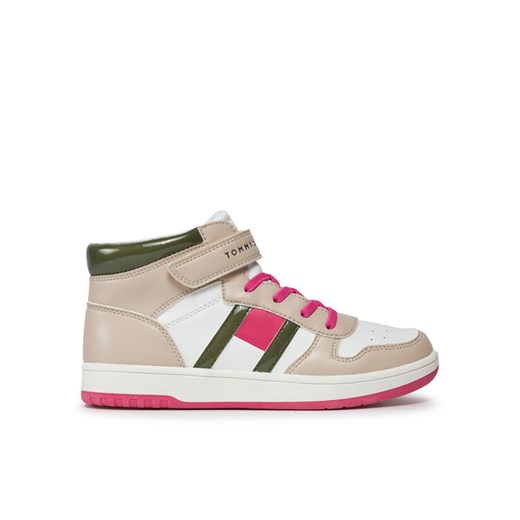 Sneakersy Tommy Hilfiger T3A9-32961-1434Y609 D Beżowy ze sklepu eobuwie.pl w kategorii Buty sportowe dziecięce - zdjęcie 182103996