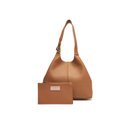 Torebka Coccinelle E1 SHA 11 02 01 Brązowy ze sklepu eobuwie.pl w kategorii Torby Shopper bag - zdjęcie 182104056