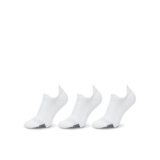 Zestaw 3 par niskich skarpet unisex Under Armour 1387052 Biały ze sklepu eobuwie.pl w kategorii Skarpetki damskie - zdjęcie 182104098